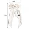 Bridal Decorations, White, Bow Tie, Headwear, Wedding Veil Accessories, Hair Accessories, Wedding Hair Clip