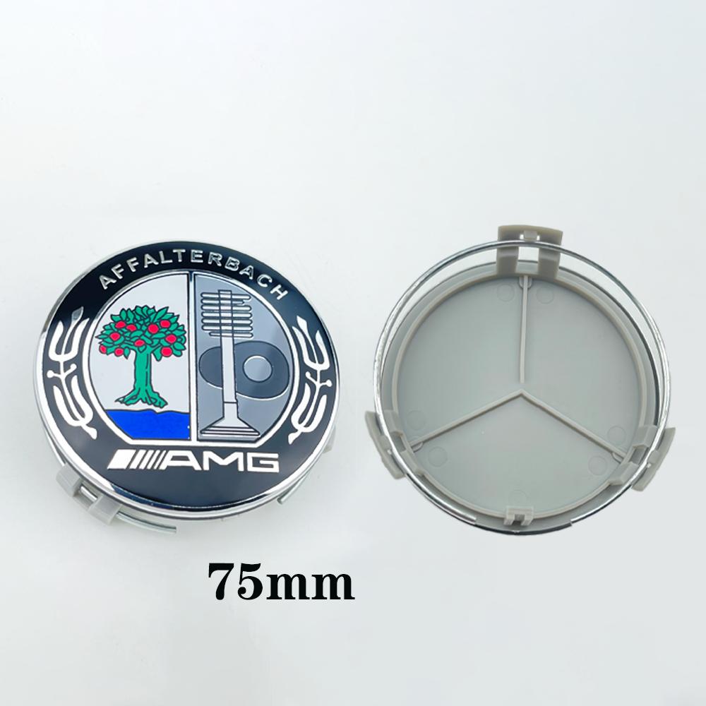 4PCS 75MM Car Wheel Center Hub Caps Covers For Mercedes Benz A B C S Class AMG GLA CLA GLC W176 W221 W204 W205 accessories