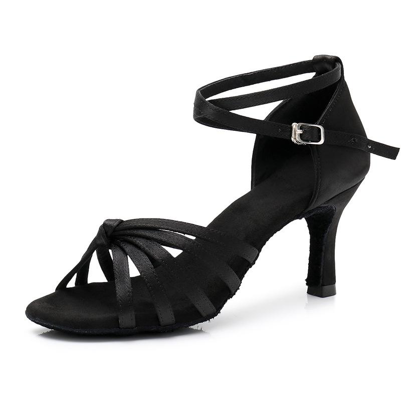 Women Shoes Women Ballroom Latin Dance Shoes Tango Soft Sole Modern Jazz Dancing Performance Shoes 5/7cm Women Practice Sandals
