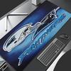Carolina Panthers Thema Premium rutschfestes Mauspadd mit genähten Kanten, strapazierfähiges Gummi-Material, für Schreibtisch & Gaming, Tolle Geschenke