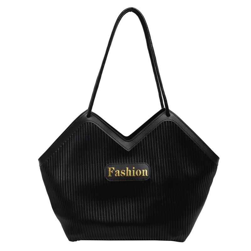 

Повседневная сумка большой вместимости женская 2024 новая модная сумка через плечо сумка для покупок для студентов колледжа сумка для занятий сумка для поездок на работу чёрный
