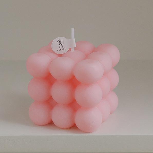 INS Rubik's Cube Aromatherapy Candle Home Fragrance Geometric Shape Ornament Creative Photography Ornament Lasting Flavor