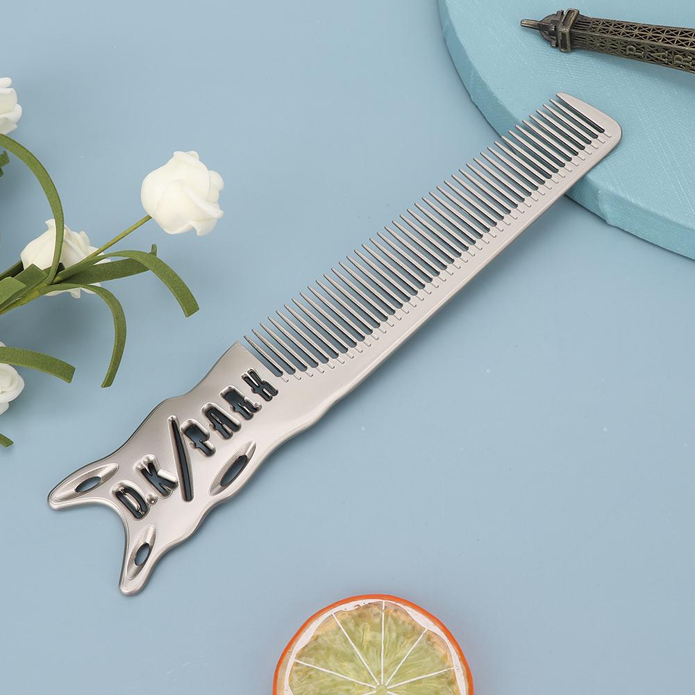 Profesionální hřeben na stříhání vlasů Space Barbers Salon Kadeřnický Hliníkový hřeben