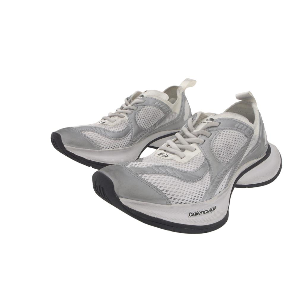 Balenciaga Circuit Low Top Chunky Sneakers Men's White Silver 793945WFLGY9100