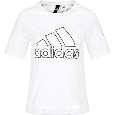 Camisetas de Mujer Gfx Ss T Id Estampado de Letras Cuello Redondo Suave Manga Corta Blanco CZ5040