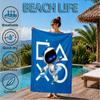 Underwater Adventure Robot Beach Towel, Super Soft Microfiber, Perfect Gift for Her/Him, Birthday, for Pool, Beach, Travel, Decor Beach Party