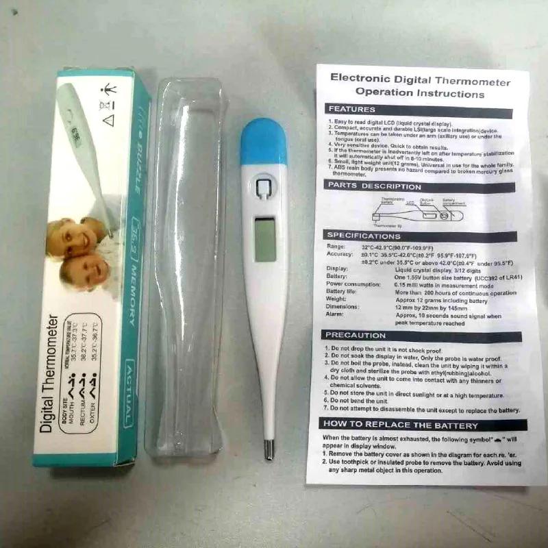 Digitales Wasserthermometer Genaue Messung der Oral- und Achseltemperatur Fieberwarnung Thermometer Babybadethermometer