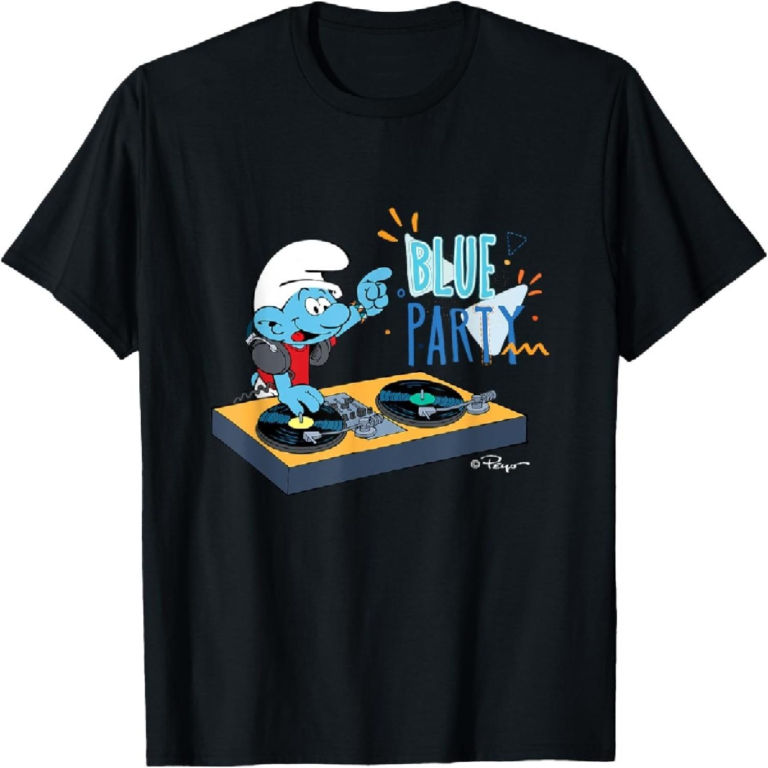 The Smurfs Blue Party T-Shirt XXXXXL разноцветный