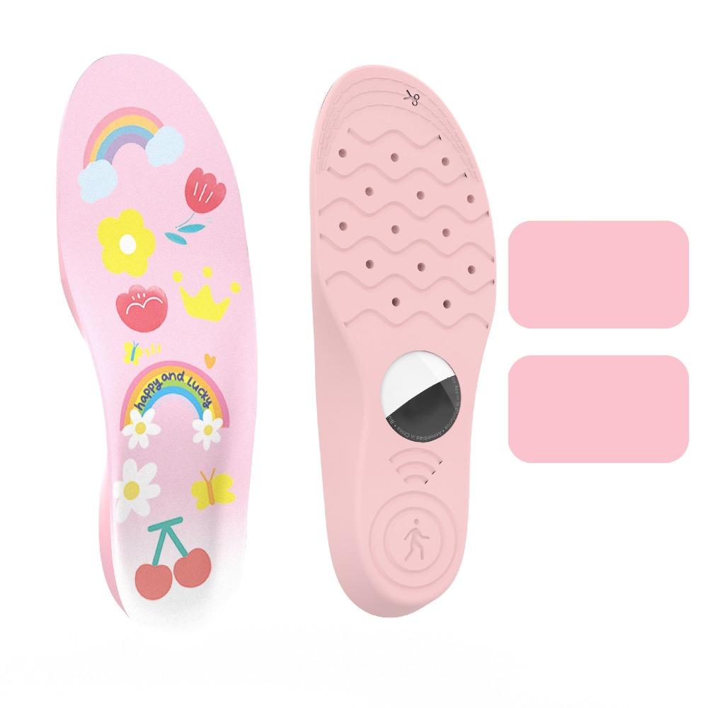 

1Pair PU Shoe Insoles 135-230mm Anti-lost Tracker Insole Holder Protective Cover Locator Accessories for AirTag 135-150MM