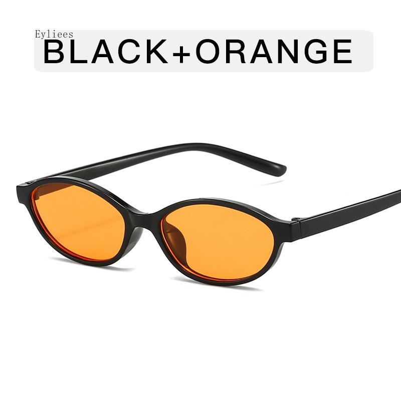 Retro Small Oval Sunglasses Women Fashion Retro Green Gradient Shades Uv400 Men Trending Round Rivets Sun Glasses