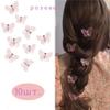 10pcs Blue Transparent Butterfly Hairpin