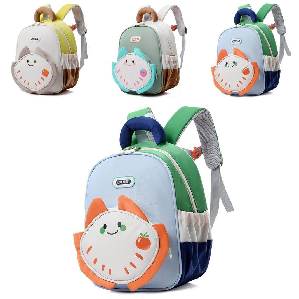 Fun And Cute Canvas Backpack For Kids With Comfortable Straps And Adorable Animal Patterns