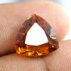 Natural Orange Sapphire Loose Gemstone 8.25 Ct Trillion Cut September Birthstone for Gem Collections