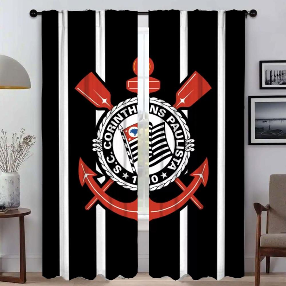 

Home Interior Curtains for Living Room Curtain CorinthianS Kitchen Curtains 2 Pieces Tulle for Bedroom Shades Partition Blackout W50xH70cmx2pcs-CL