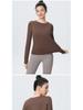 Women's Long Sleeve Yoga Top - Slimming, Quick-Dry, Breathable, Professional Fitness Running Sportswear