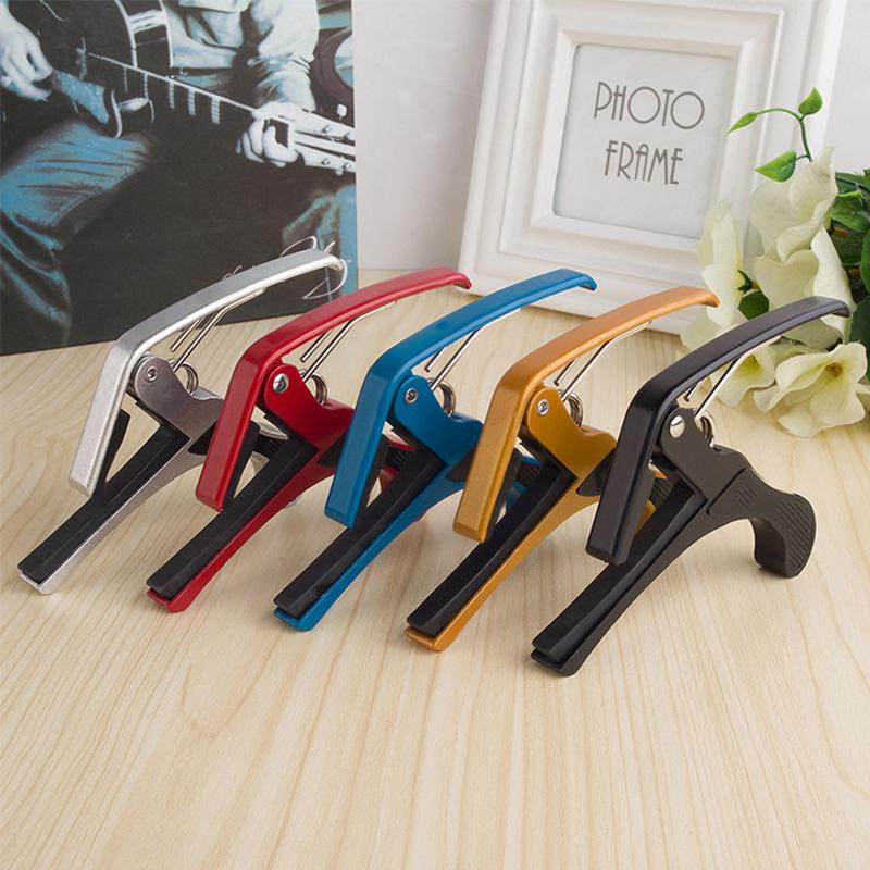 Guitar Capo For Acoustic And Electric Guitars Single Handed Capos Guitar Accessories Capotraste