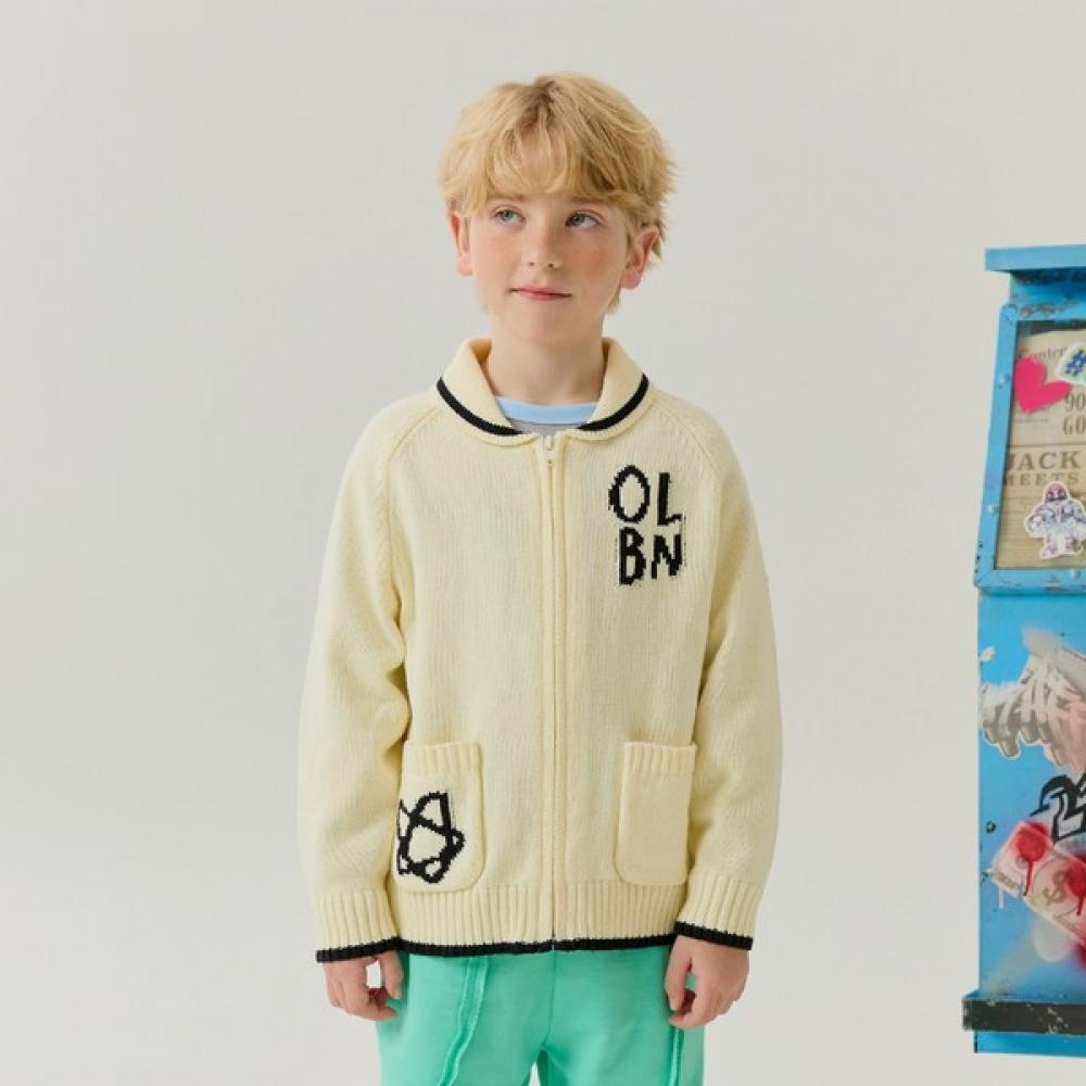 Olivan Shawl Collar Drawing Cardigan  Ivory Ivory/110