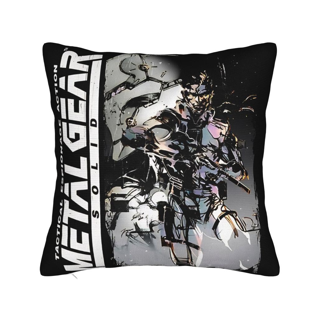 Kopie Von Mgs 2 Metal Gear Solid Raiden Negative Pillow Cover Funny Pillow Case For Living Room Bed Chair Comfy Pillowcases Gift