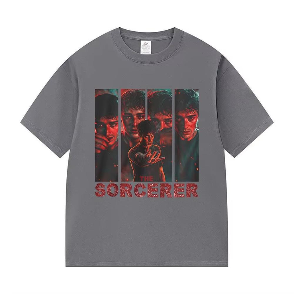 Tv Series Will Byers The Sorcerer Graphic T Shirt Men's Vintage Fashion Short Sleeve T-shirt Man Women Cotton T-shirt Streetwear