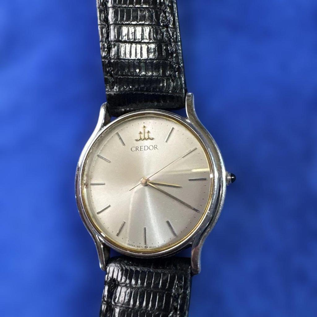 Used SEIKO Credor 9571-6000 Quartz battery replaced