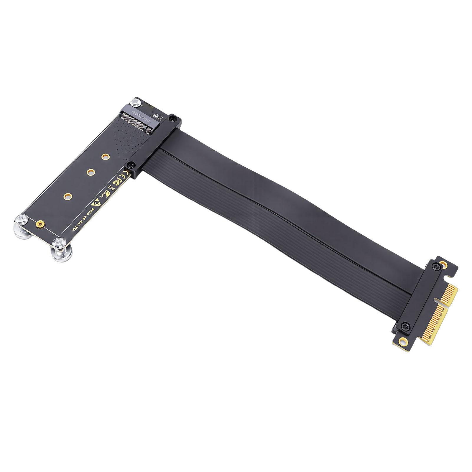 

Кабель-подовжувач PCIe 4.0 X4 Карта-адаптер NVMe 8 ГБ Карта розширення PCIe з магнітним кріпленням для пристроїв розширення GPU NIC