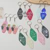 Acrylic Keychain Diamond Nameplate for Hotel Room Numbers