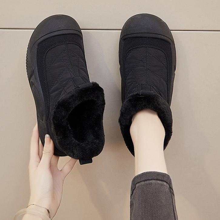 Women's Fleece-Lined High-Top Snow Boots Winter Thick-Soled Round Toe Casual & Warm Winter Footwear | Stylish Winter Boots