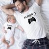 PLAYER1 & PLAYER2 Game Console Parent-Child Matching T-shirt