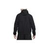 Nike Solid Color Hooded Casual Half-Zip Long Sleeve Multi-Pocket Jacket Men jackets Black HF4573-010