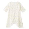 MIKI HOUSE Combi Baby Chick Made In for Boys and Underwear, Pattern, 100% Cotton, Japan, Girls, Newborn, 50cm, White, 40-2321-389