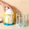 Retractable Desktop Bowl Holder Kitchen Organizer Plastic Drain Water Cup Shelf Cabinet Dishes Storage Rack Plate Storage Tool
