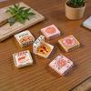 [New] 6Pcs Dollhouse Miniature Pizza Or Packing Box Model Kitchen Food Decor Toy Doll House Accessories