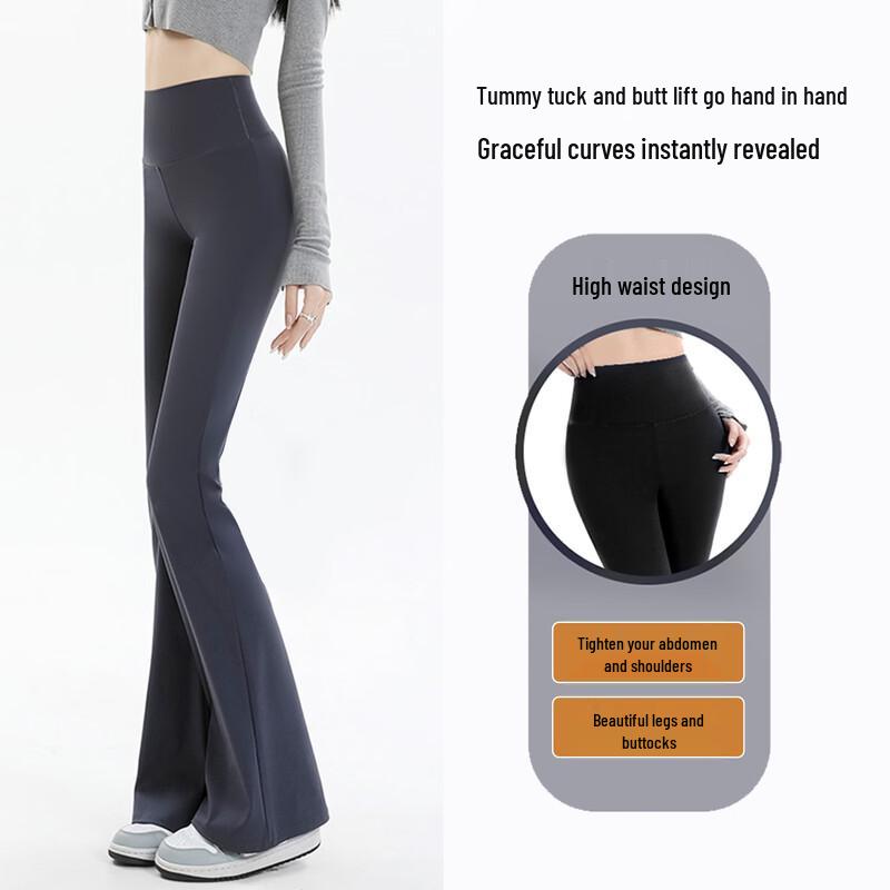 YUZHAOLIN Women's High-Waist Slimming Shark Leggings