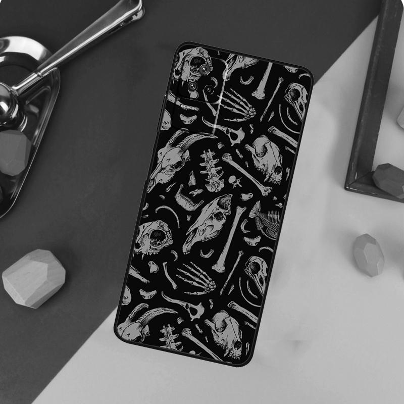 Bones Skeleton Case For Xiaomi 14T 11T 12T 13T Pro 13 14 15 Ultra POCO X7 Pro X3 X5 X6 F5 F6 M6 Pro Funda