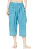 Takashima Chijimi Cool and Relaxed Home Turquoise Size LL Pants, Blue,