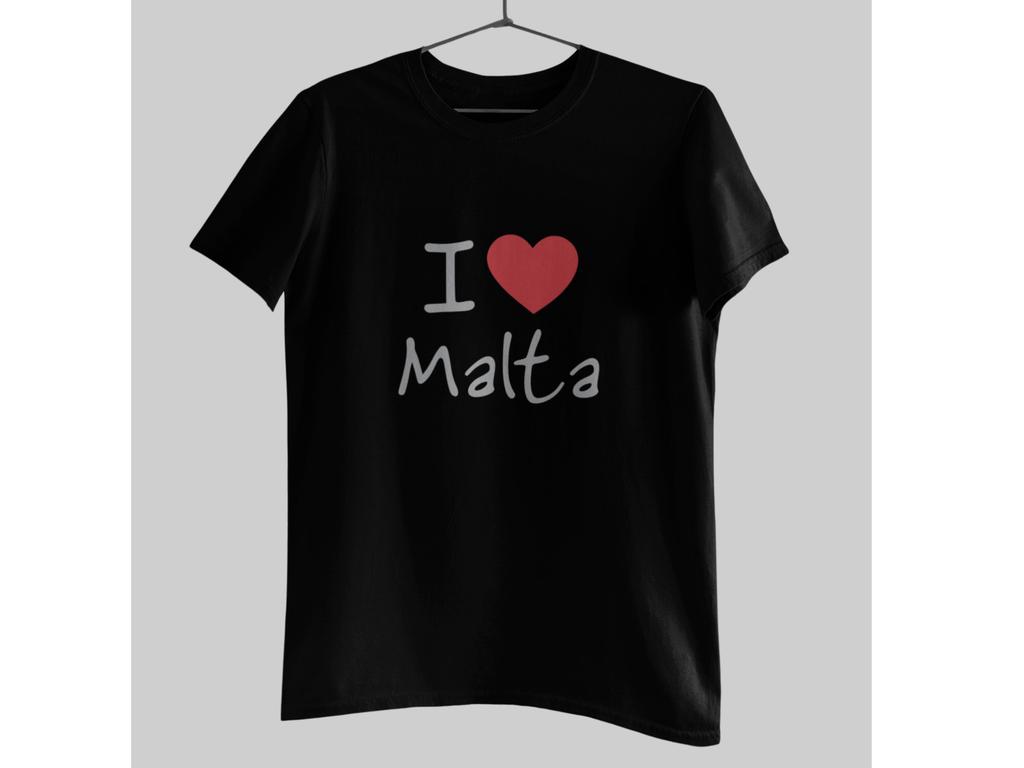 Koszulka I Love Malta - Urocza Serce Malta Pamiątka Koszulka Prezent