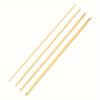4Pcs Tunisian Crochet Hooks 15cm/9.4in Long Assorted Size Anti Slip Bamboo Double Ended Crochet Hooks for Knitting Sewing Hook Set