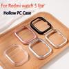 Hollow PC Case For Xiaomi Redmi Watch 5 Lite accessories All-around hard Bumper Frame shell Cover For Redmi Watch5 Lite cases