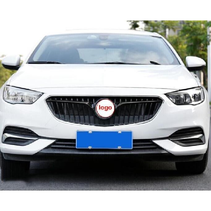 For Buick Regal 2018-2020 Gloss Black Front Center Mesh Grille Grill Strip Trim