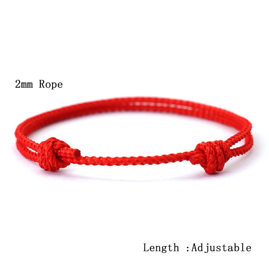 New Handmade Christmas String Bracelet Unisex Adjustable Thin Rope Braslet Friendship Jewelry Casual Versatile Accessories Joias