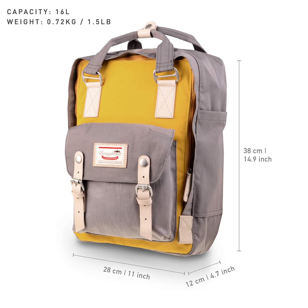 Donut Macaron 16L Travel School Women College Girls Lightweight Casual Daypack Bag Backpack