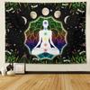 Sieben Chakra Wandteppich Yoga Meditation Wandteppich Buntes Mandala Indisch Hippie Wandteppich Wandbehang für Wohnzimmer Schlafzimmer