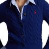 Polo Ralph Lauren Slim Fit Cable Knit Cardigan Women Sweater WMPOSWENDW20493-410