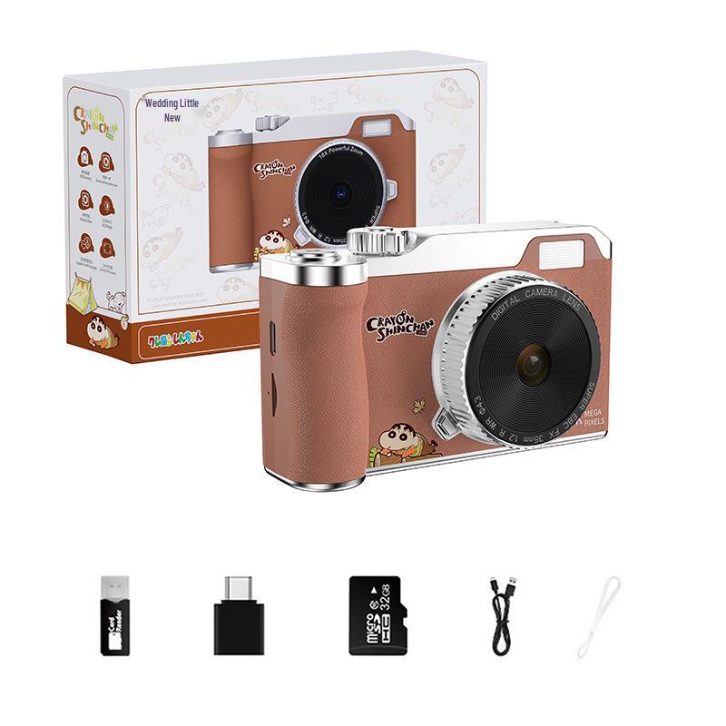 Portable Retro Crayon Shin-chan HD CCD Camera for Students