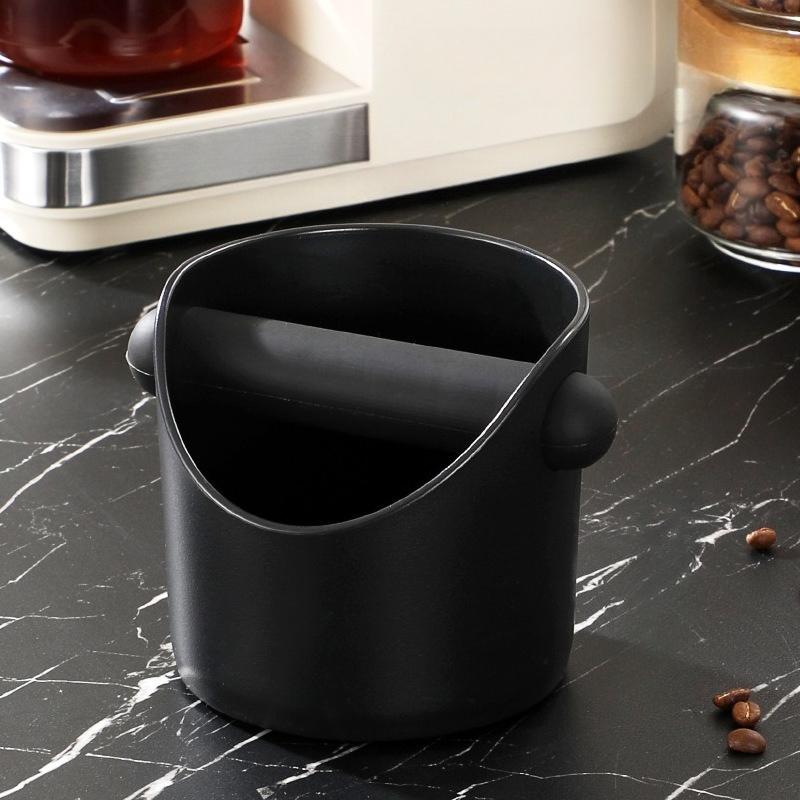 Contenitore per fondi di caffè antiurto Contenitore per fondi di caffè espresso antiscivolo con barra antiurto rimovibile Contenitore per fondi di caffè