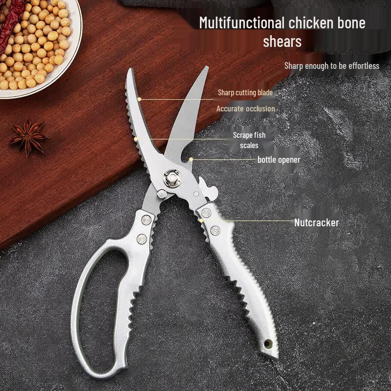 SPSR Multi-function Stainless Steel Kitchen Shears
