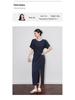 Aura Casual Round Neck Midi Dress – Women's Summer Style