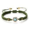 Women Crystal Blue Evil Eye Braided Bracelet Turkish Healing Yoga Couple Bracelet&Bangles Chain Pulsera Jewelry Gift
