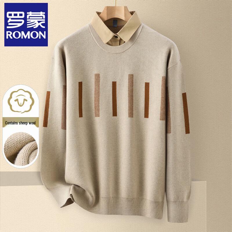 

Luomeng Men s Fall/Winter Wool Blend Tops 3XL