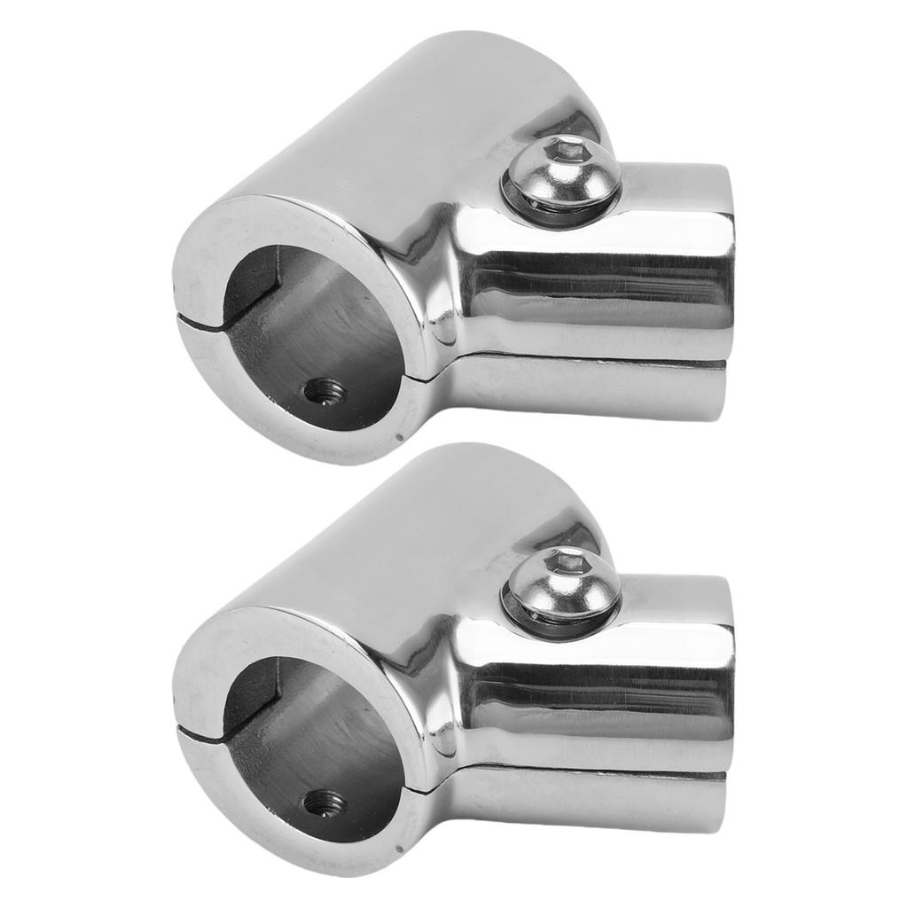 Boat Handrail Fitting 60 Degrees  316 Stainless Steel Polished Finish Stylish Look 3 Way Tee Handrail Pipe